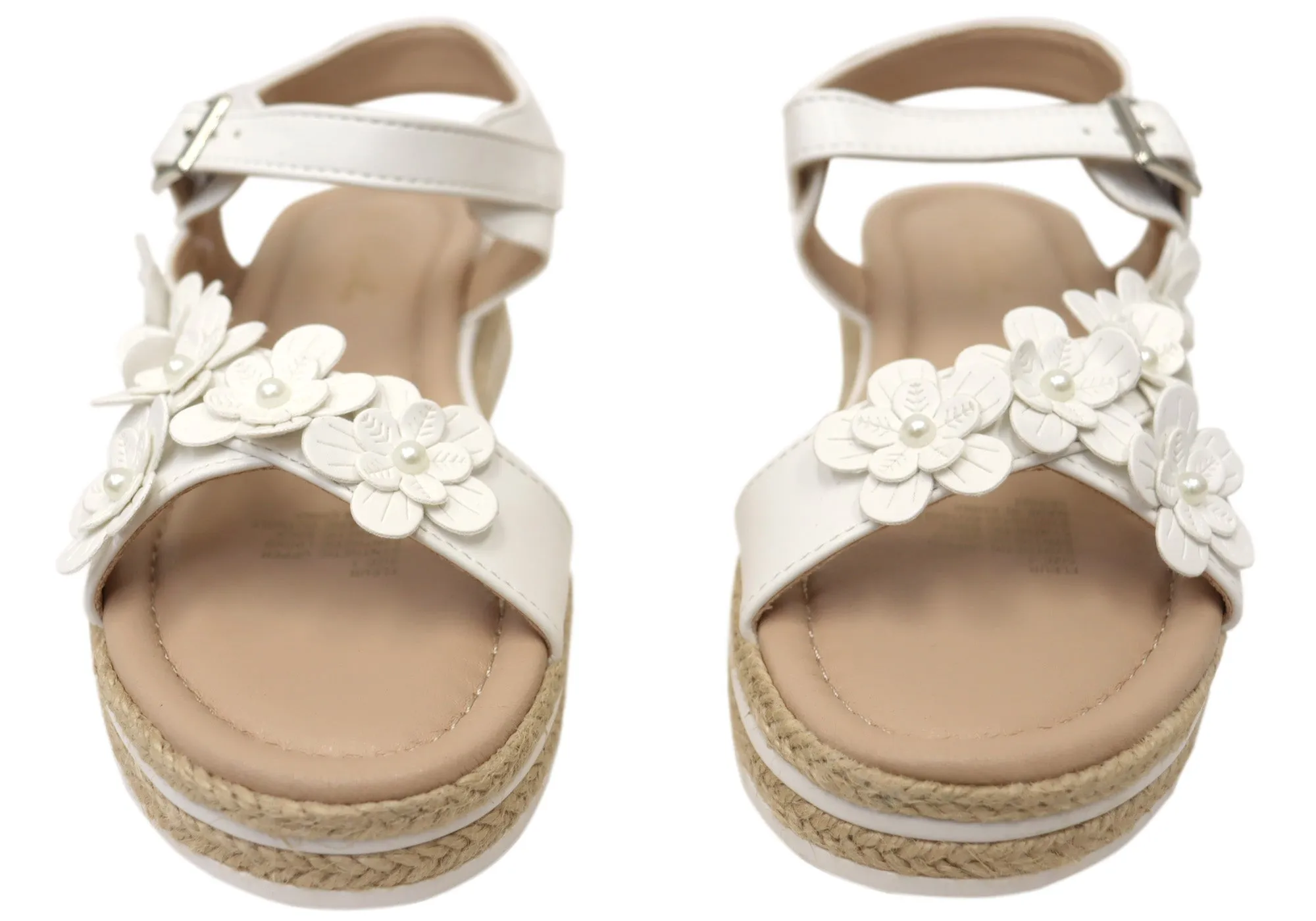 Grosby Fleur Sandales Confortables pour Filles et Enfants Chaussures Grosby
