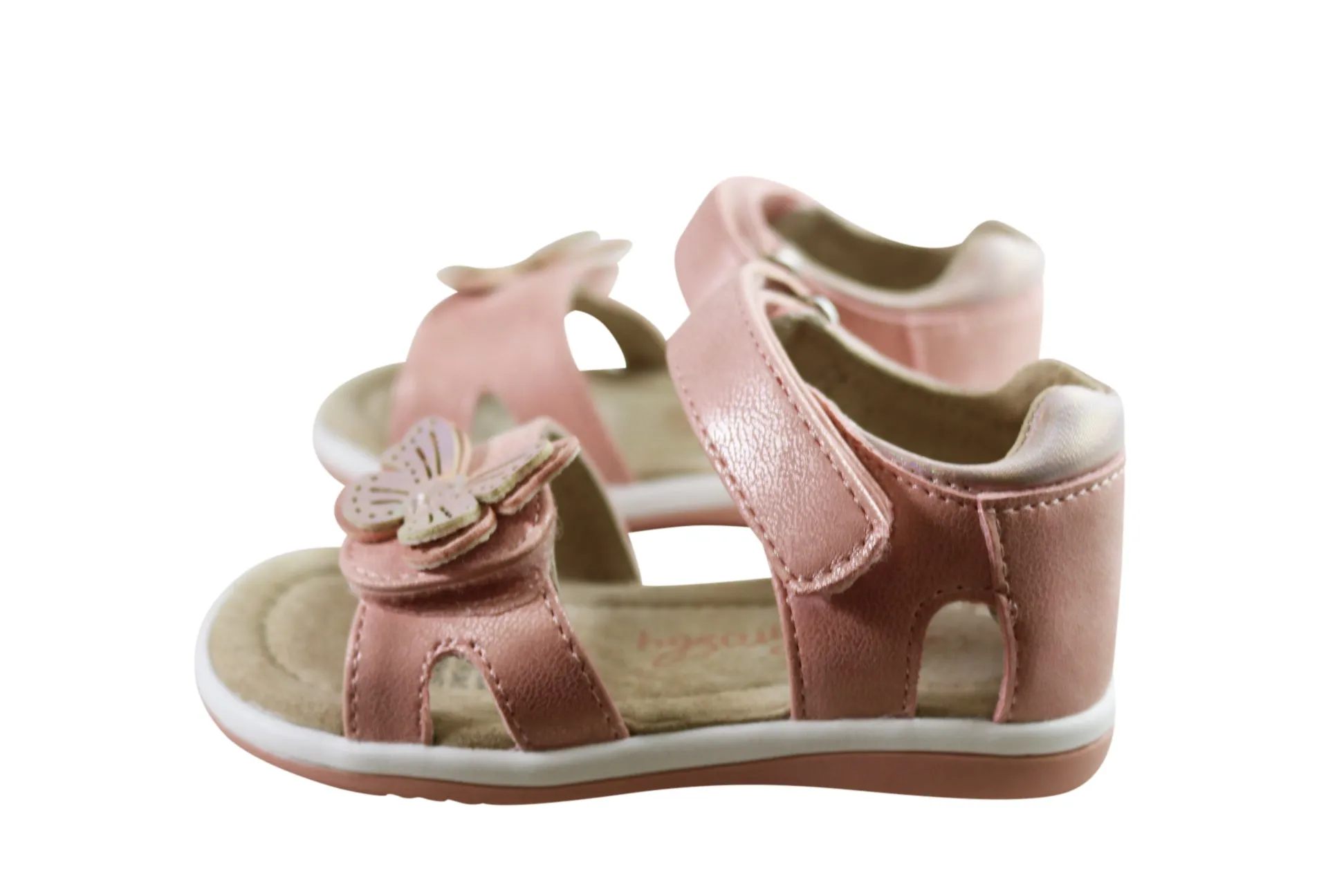 Grosby Satin Papillon Bébé Enfant Filles Sandales Confortables Chaussures Grosby
