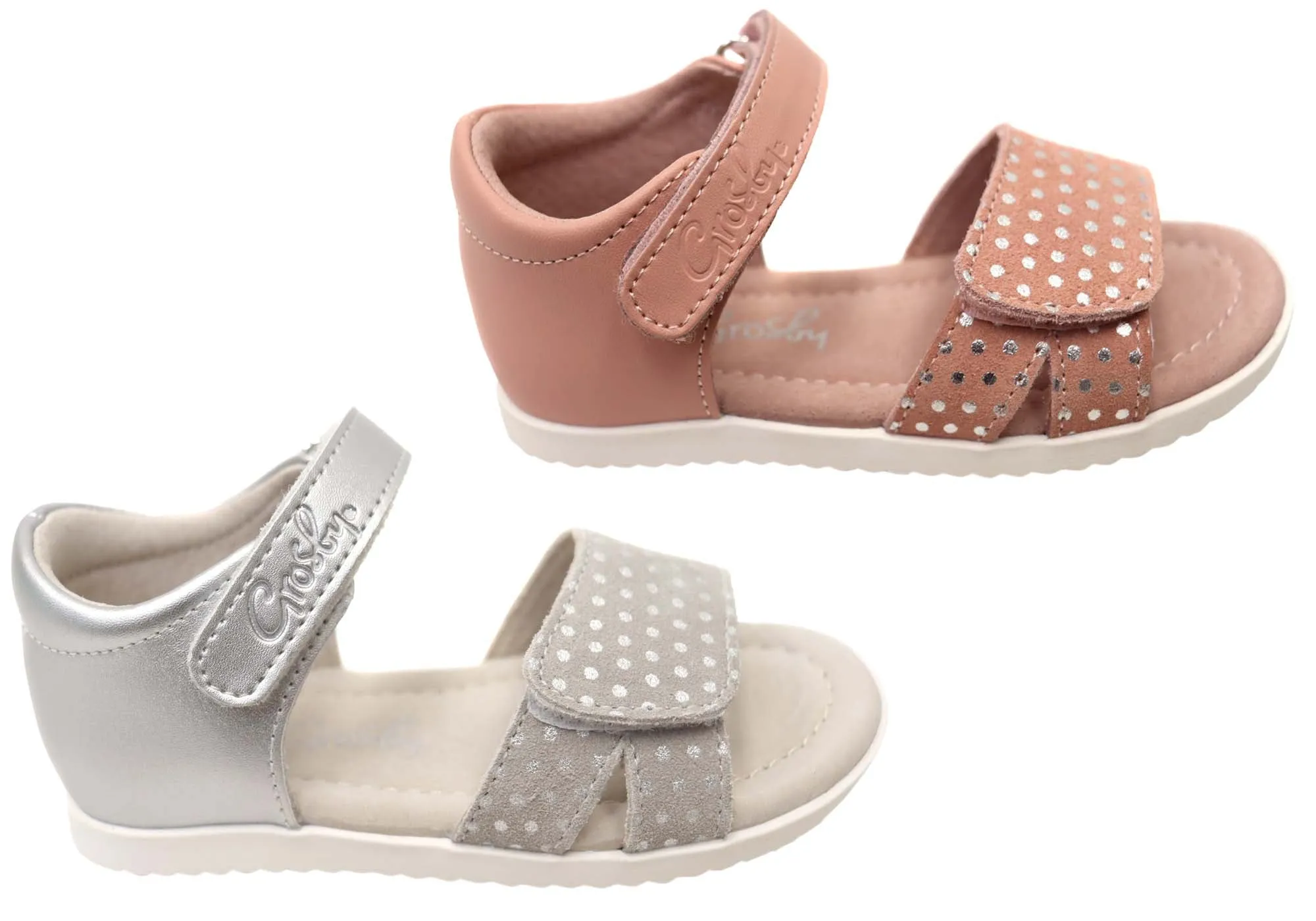 Sandales en cuir Grosby pour filles, bébés, tout-petits et juniors
