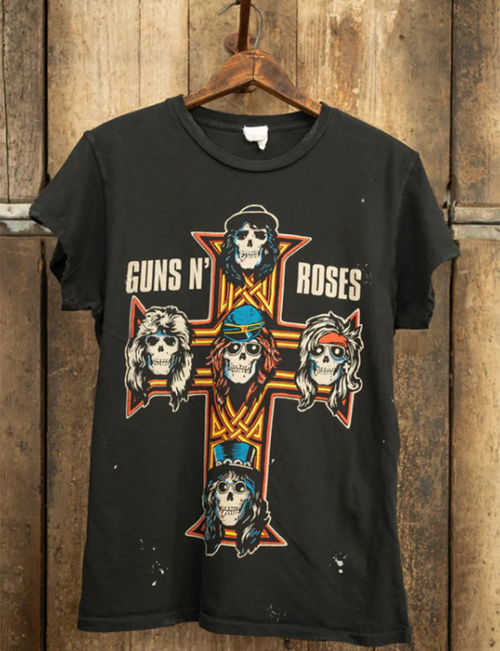 T-shirt Guns N Roses Reckless Life, Vêtements Coal par madeworn