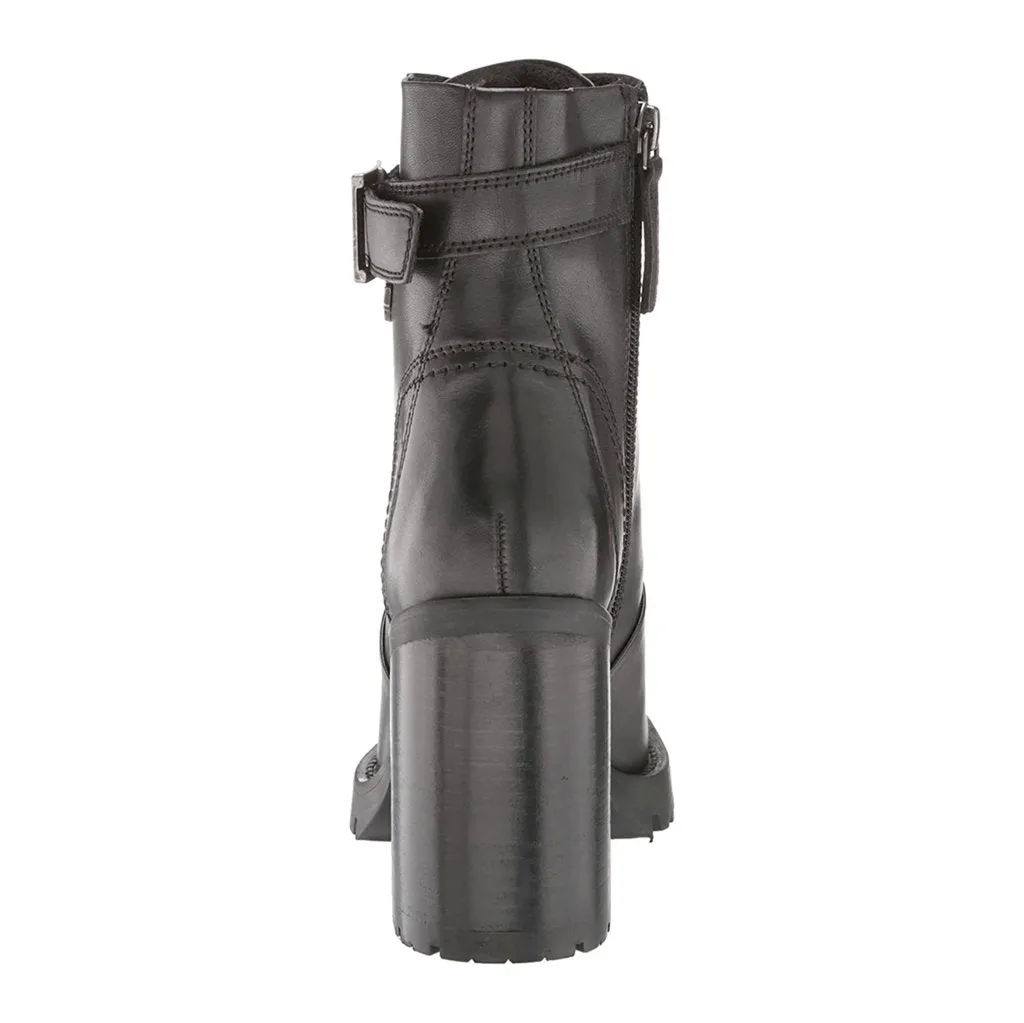 Bottes de moto pour femmes Harley Davidson Adina en cuir pleine fleur à talon bloc
