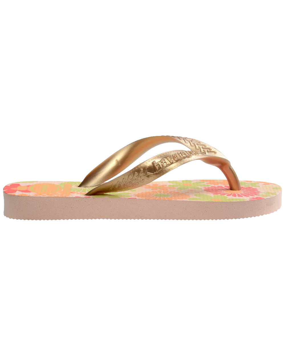 Havaianas Sandales Filles Flores Tongues en Rose Ballet
