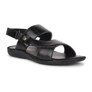 Sandale Décontractée Noire Healers Pour Hommes VCL-103 Par Liberty
