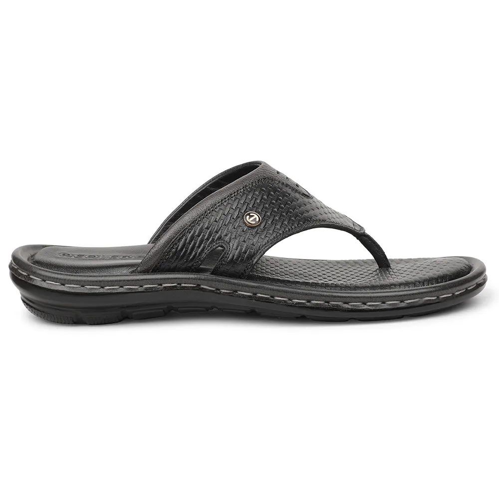 Pantoufles Décontractées Noires Healers Pour Hommes ASL-3 Par Liberty