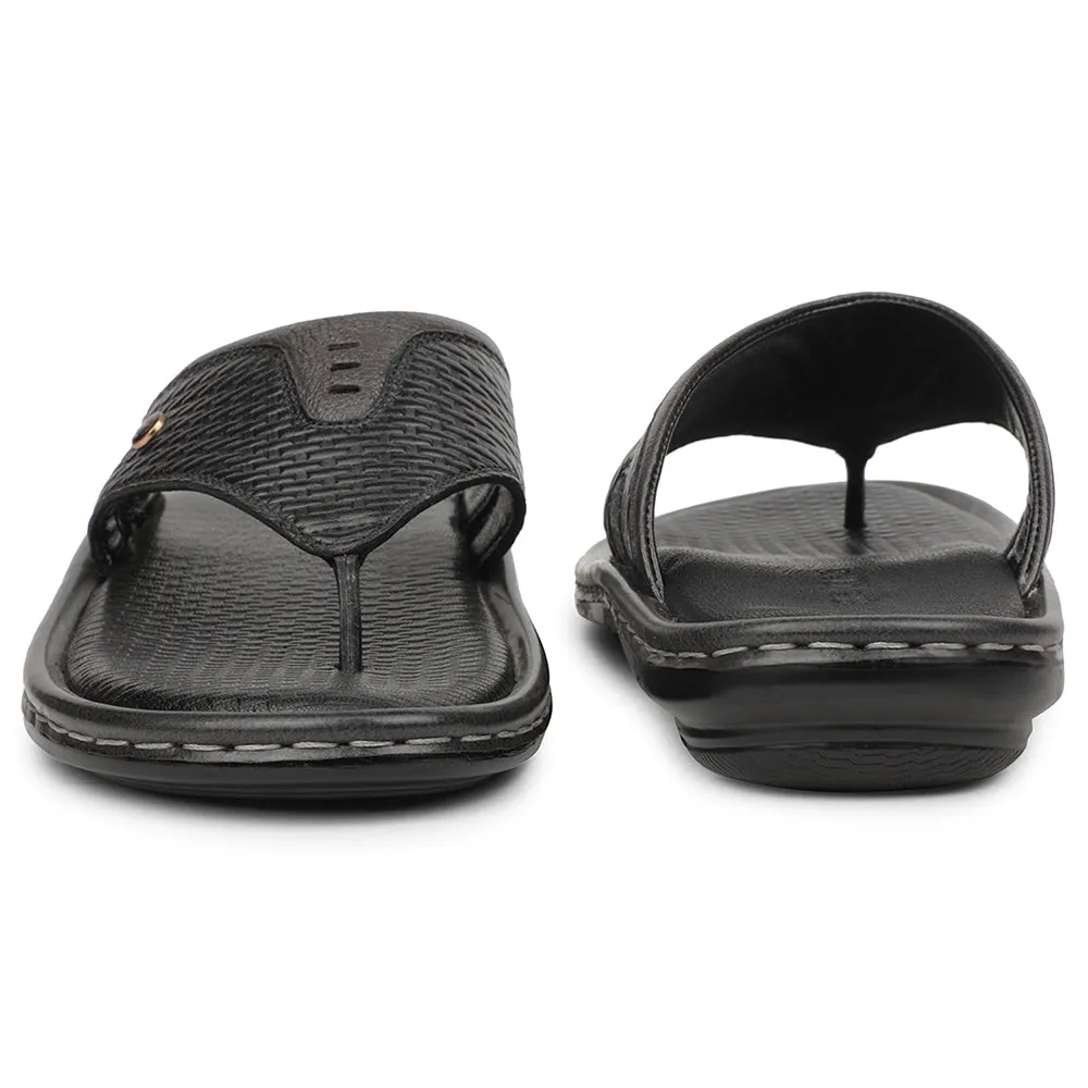 Pantoufles Décontractées Noires Healers Pour Hommes ASL-3 Par Liberty