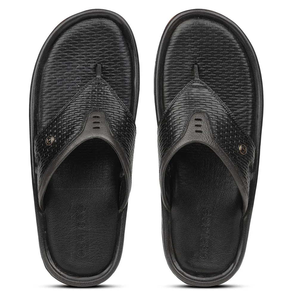 Pantoufles Décontractées Noires Healers Pour Hommes ASL-3 Par Liberty