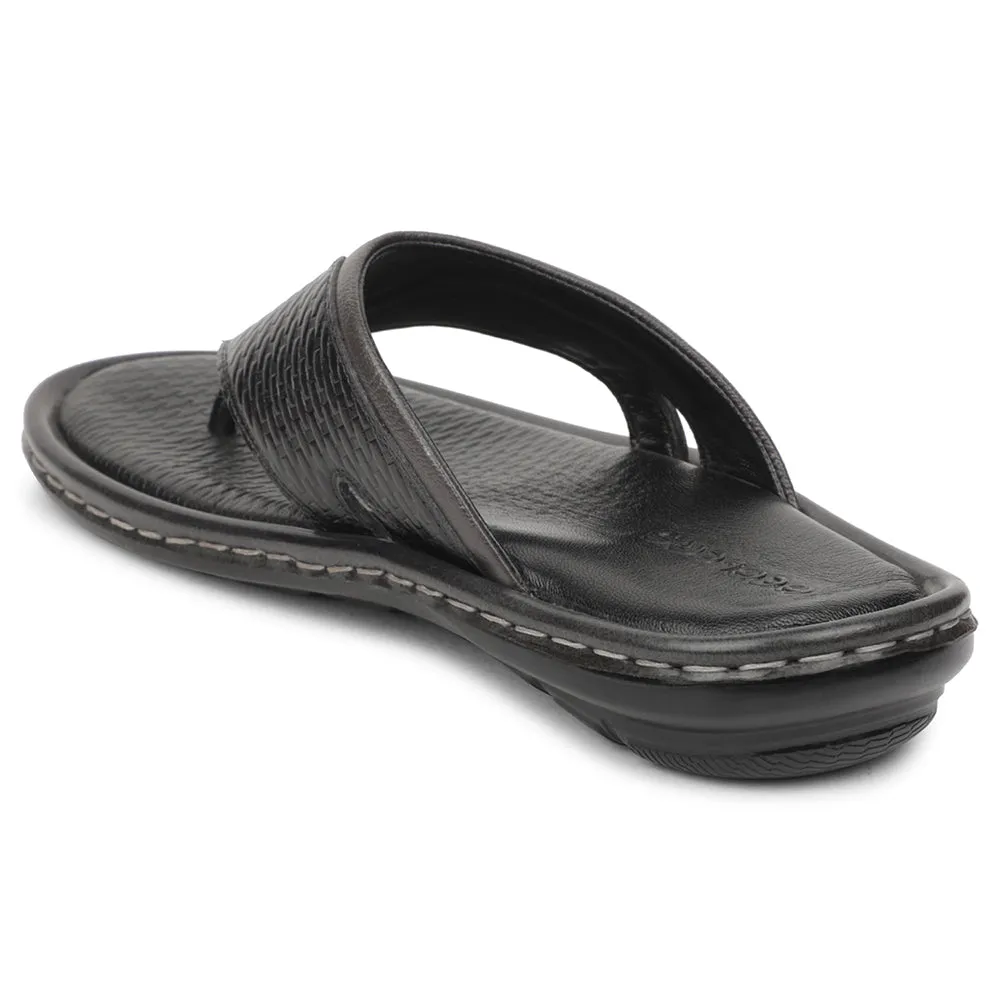 Pantoufles Décontractées Noires Healers Pour Hommes ASL-3 Par Liberty