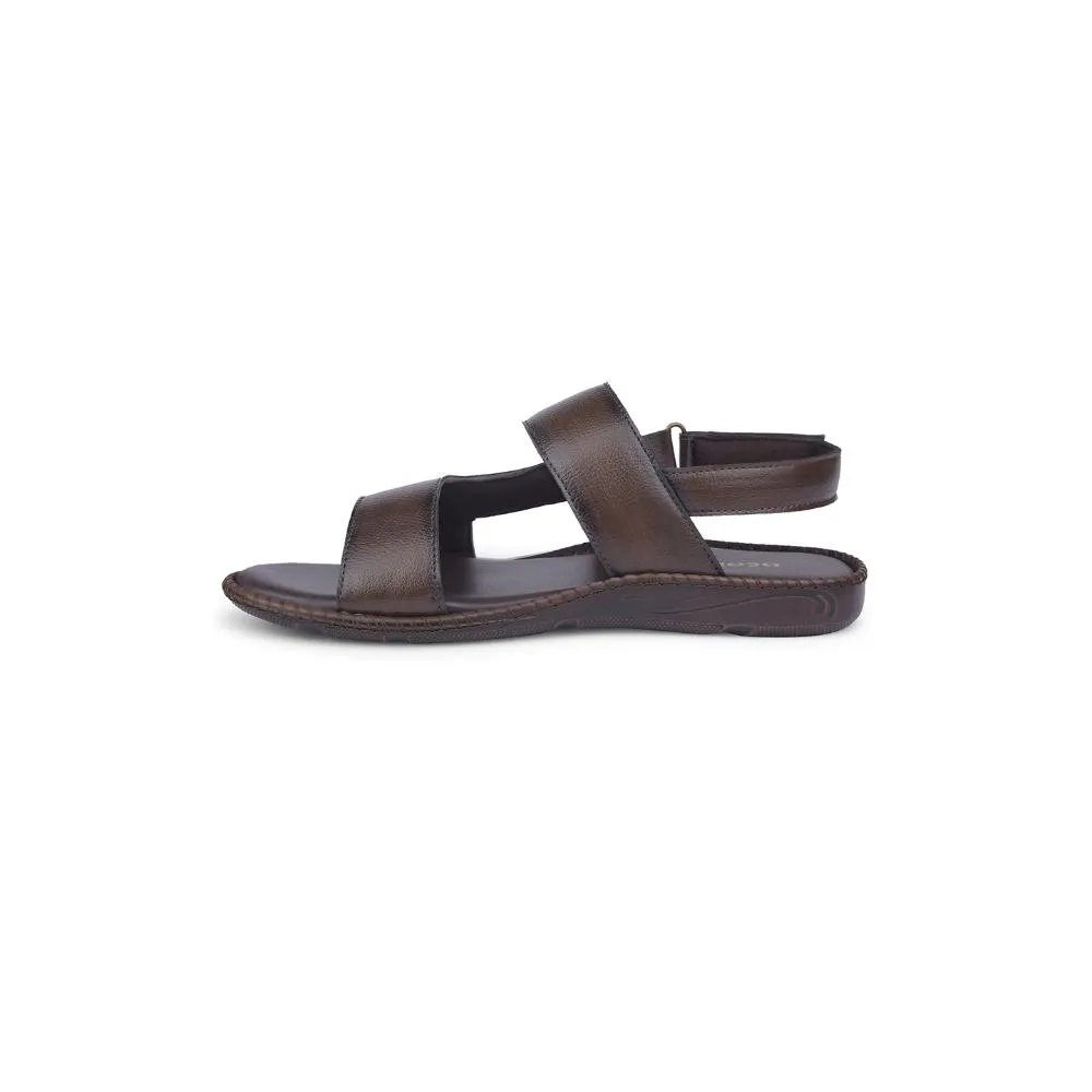 Sandale décontractée marron Healers pour hommes VCL-103 par Liberty