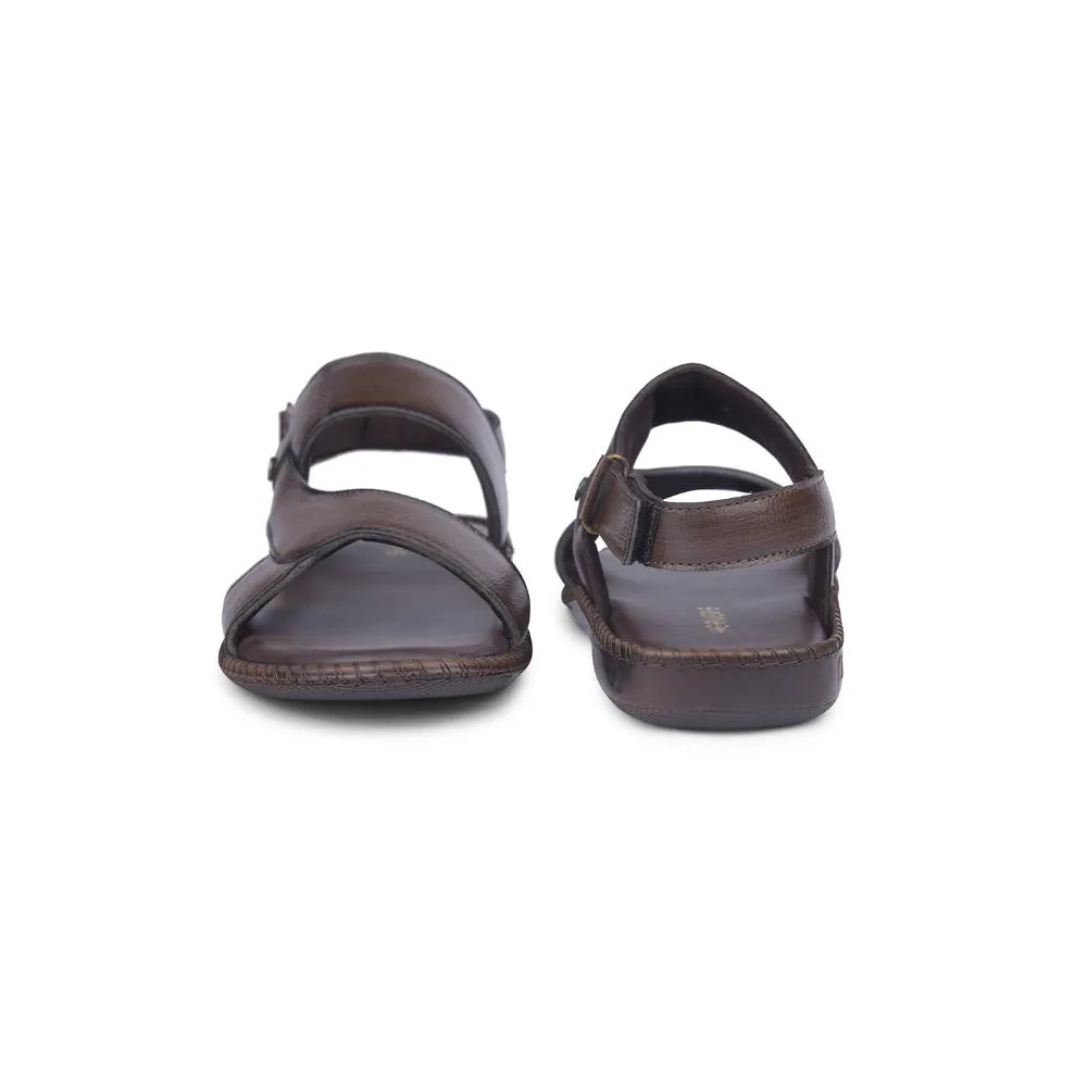 Sandale décontractée marron Healers pour hommes VCL-103 par Liberty