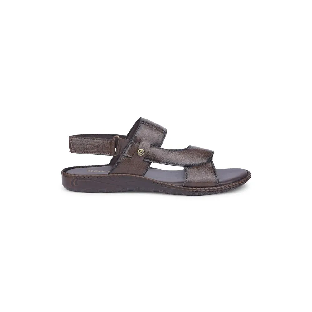 Sandale décontractée marron Healers pour hommes VCL-103 par Liberty