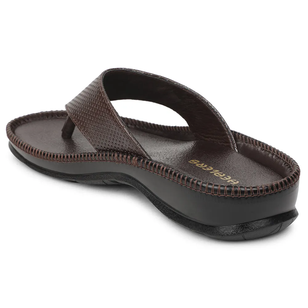 Chaussons Décontractés Marron Healers Pour Hommes CSS-25 Par Liberty