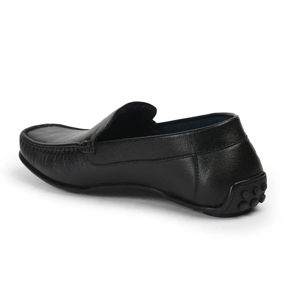 Chaussures Loafers Décontractées Sans Lacets Noir JPL-275 Par Liberty Men