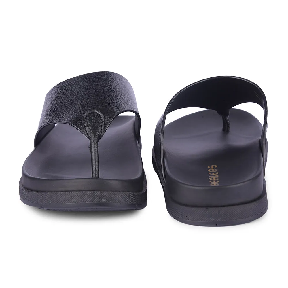 Mules Décontractées Noires Healers Pour Hommes MSL-3 Par Liberty