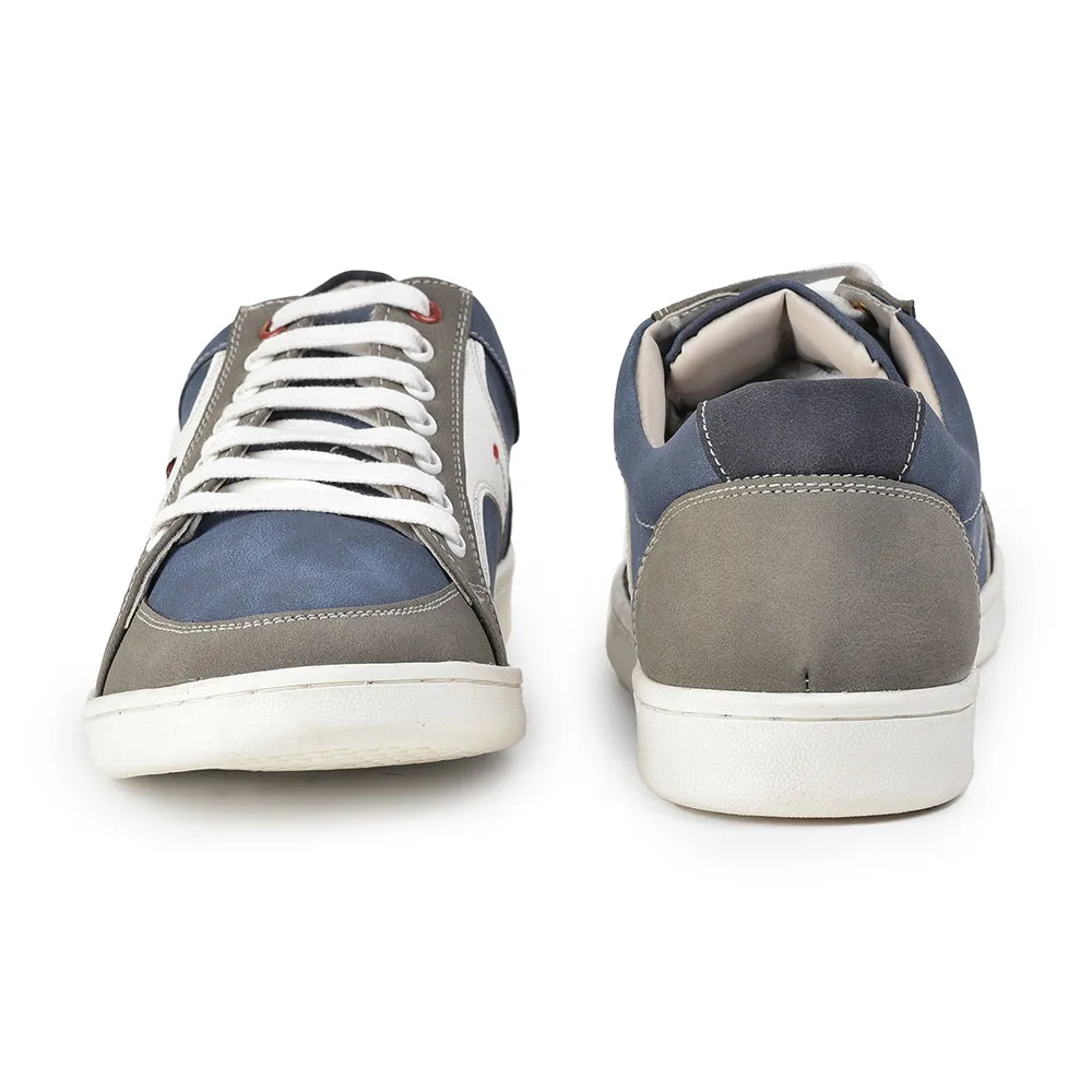 Baskets décontractées à lacets bleues pour hommes SYN-46 par Liberty