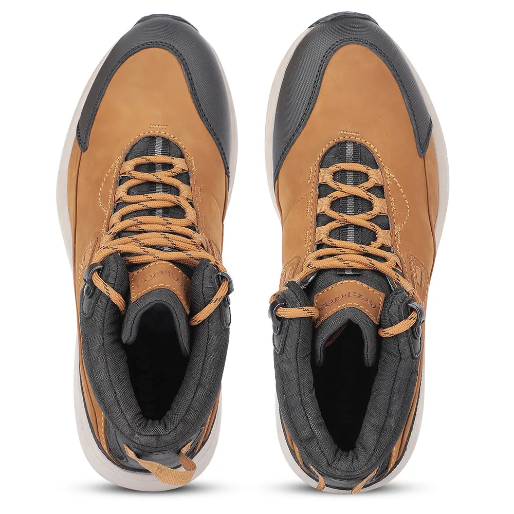 Chaussures Casual à Lacets Camel Pour Hommes A576-01 Par Liberty