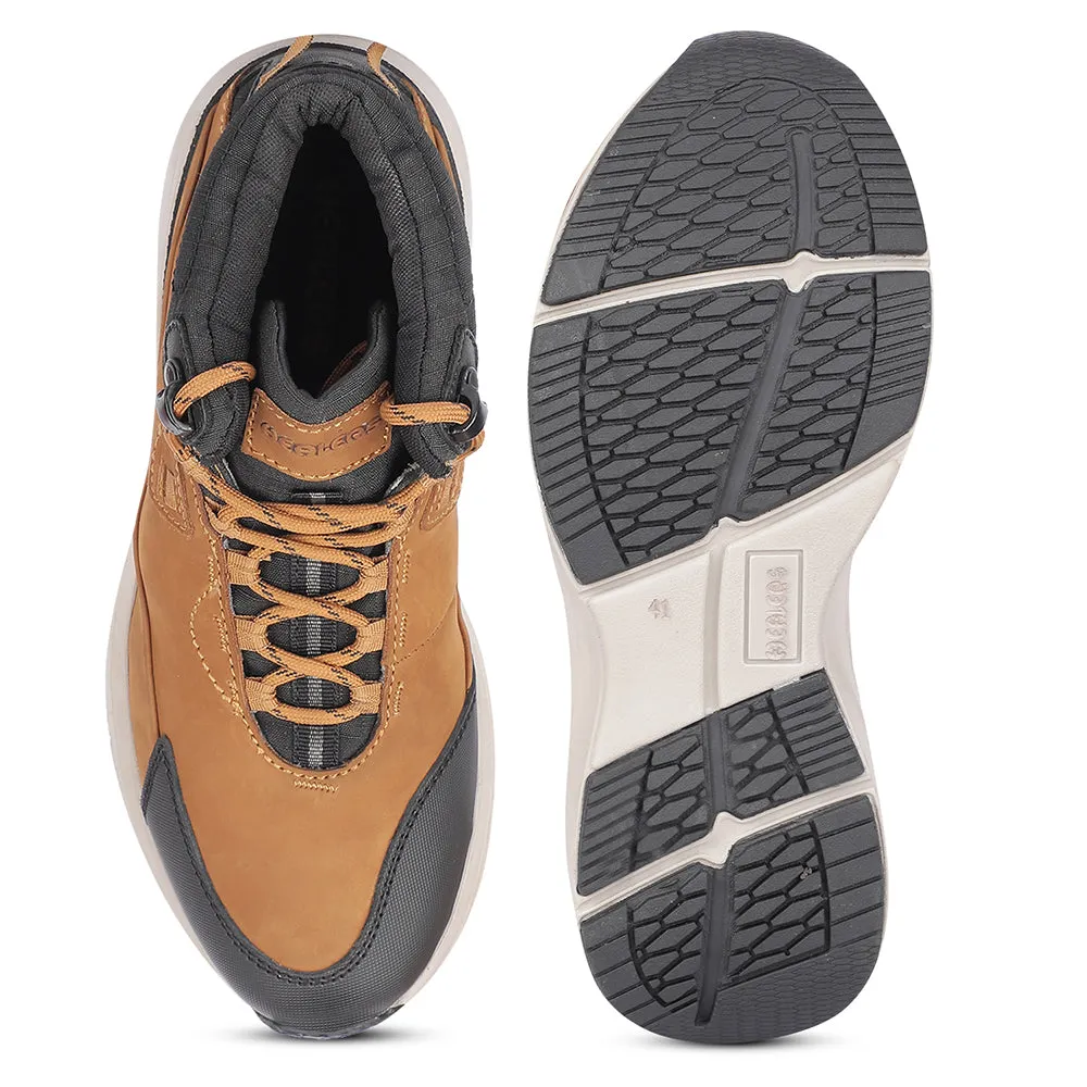 Chaussures Casual à Lacets Camel Pour Hommes A576-01 Par Liberty