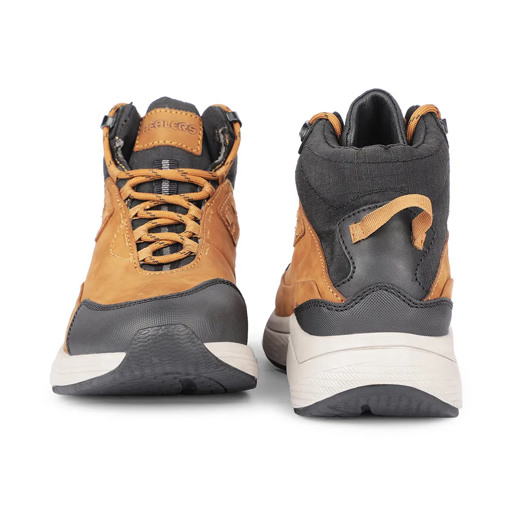 Chaussures Casual à Lacets Camel Pour Hommes A576-01 Par Liberty