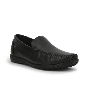 Chaussures Loafers Casual Sans Lacets Pour Hommes (Noir) JPL-271 Par Liberty