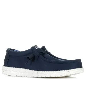 Hey Dude Wally Stretch Canvas Marine pour Hommes