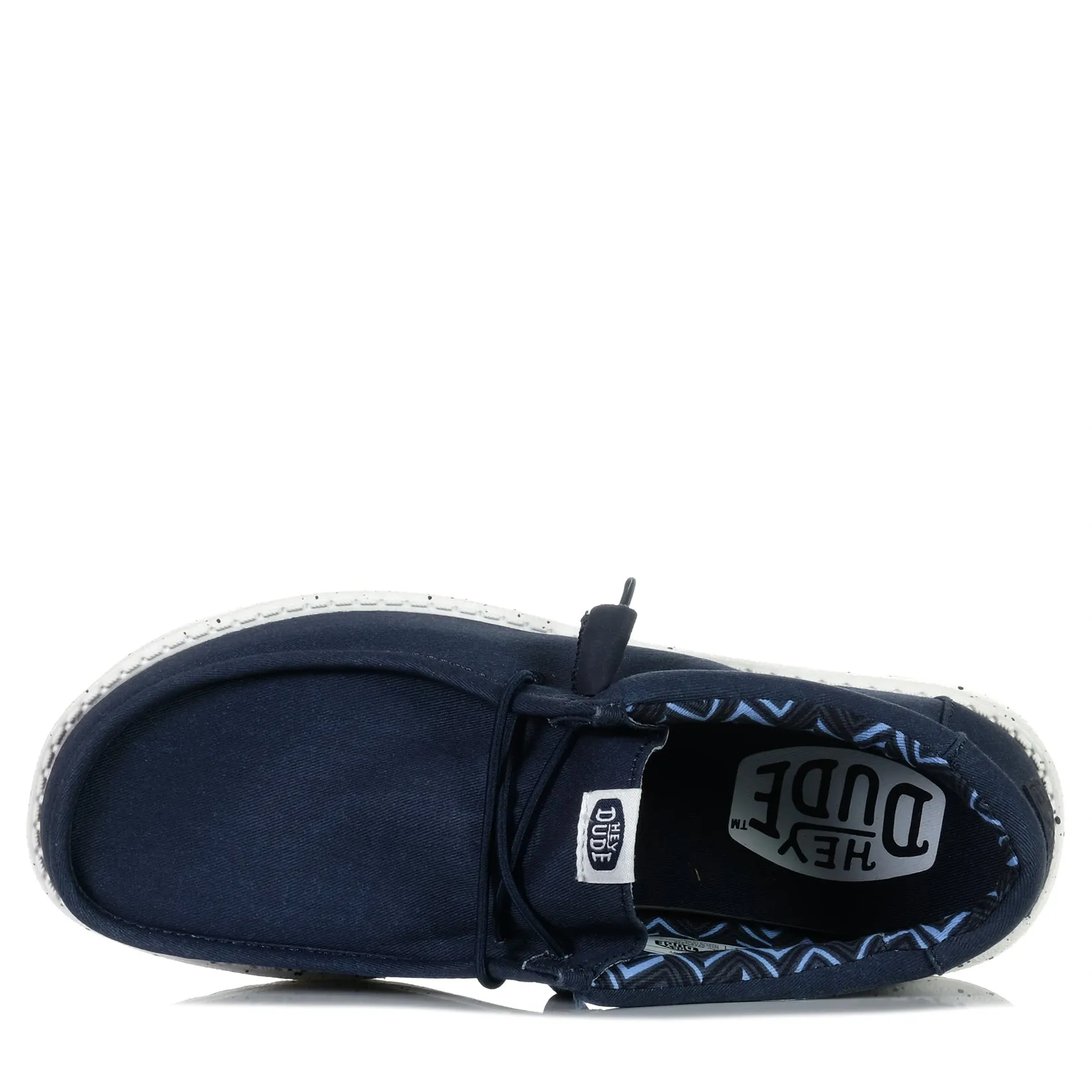 Hey Dude Wally Stretch Canvas Marine pour Hommes