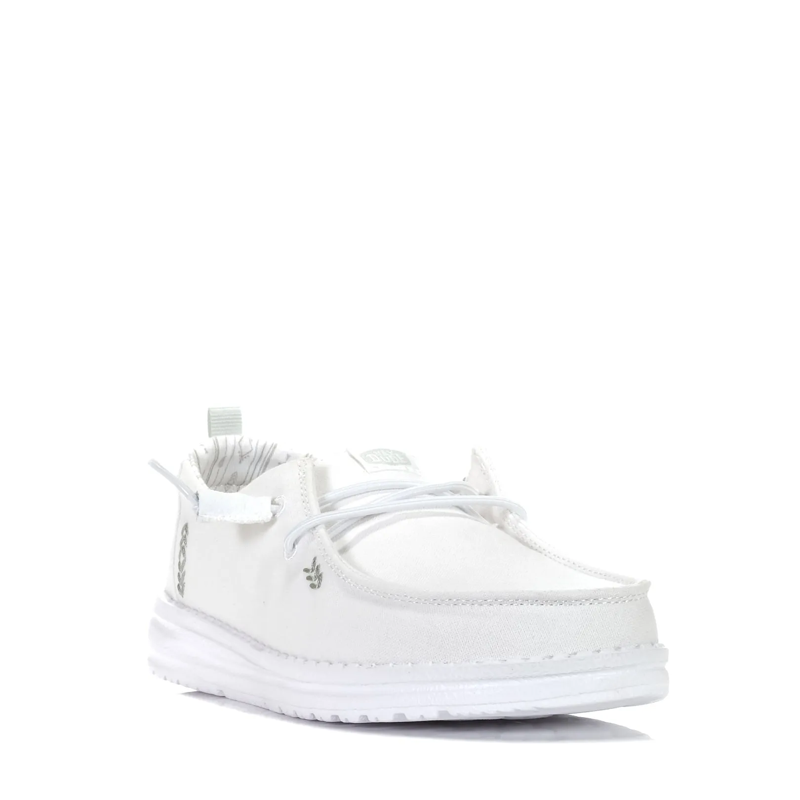 Hey Dude Femmes Wendy Chambray Blanc Éclatant
