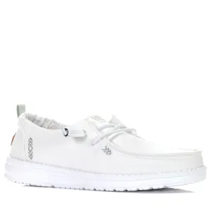 Hey Dude Femmes Wendy Chambray Blanc Éclatant