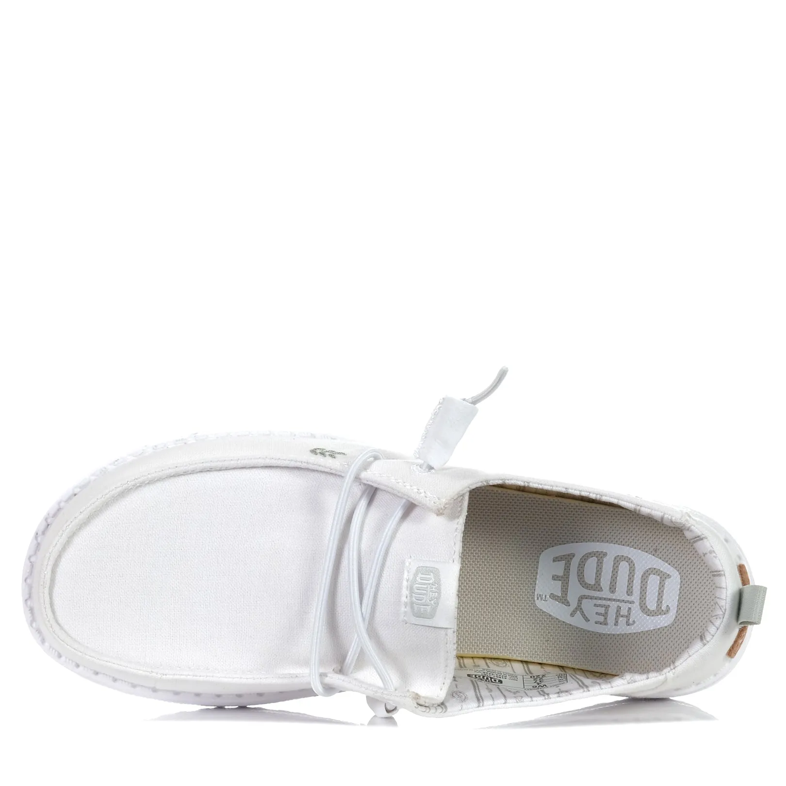 Hey Dude Femmes Wendy Chambray Blanc Éclatant