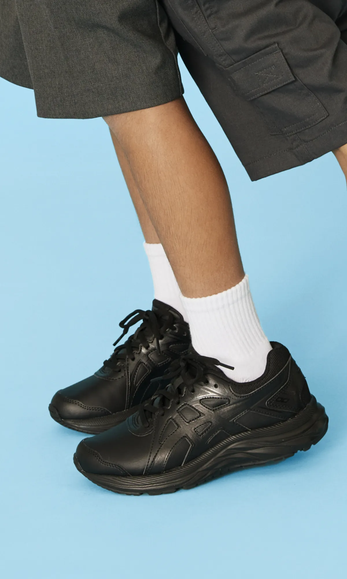 Chaussures Noires pour École Primaire Hibana_Asics