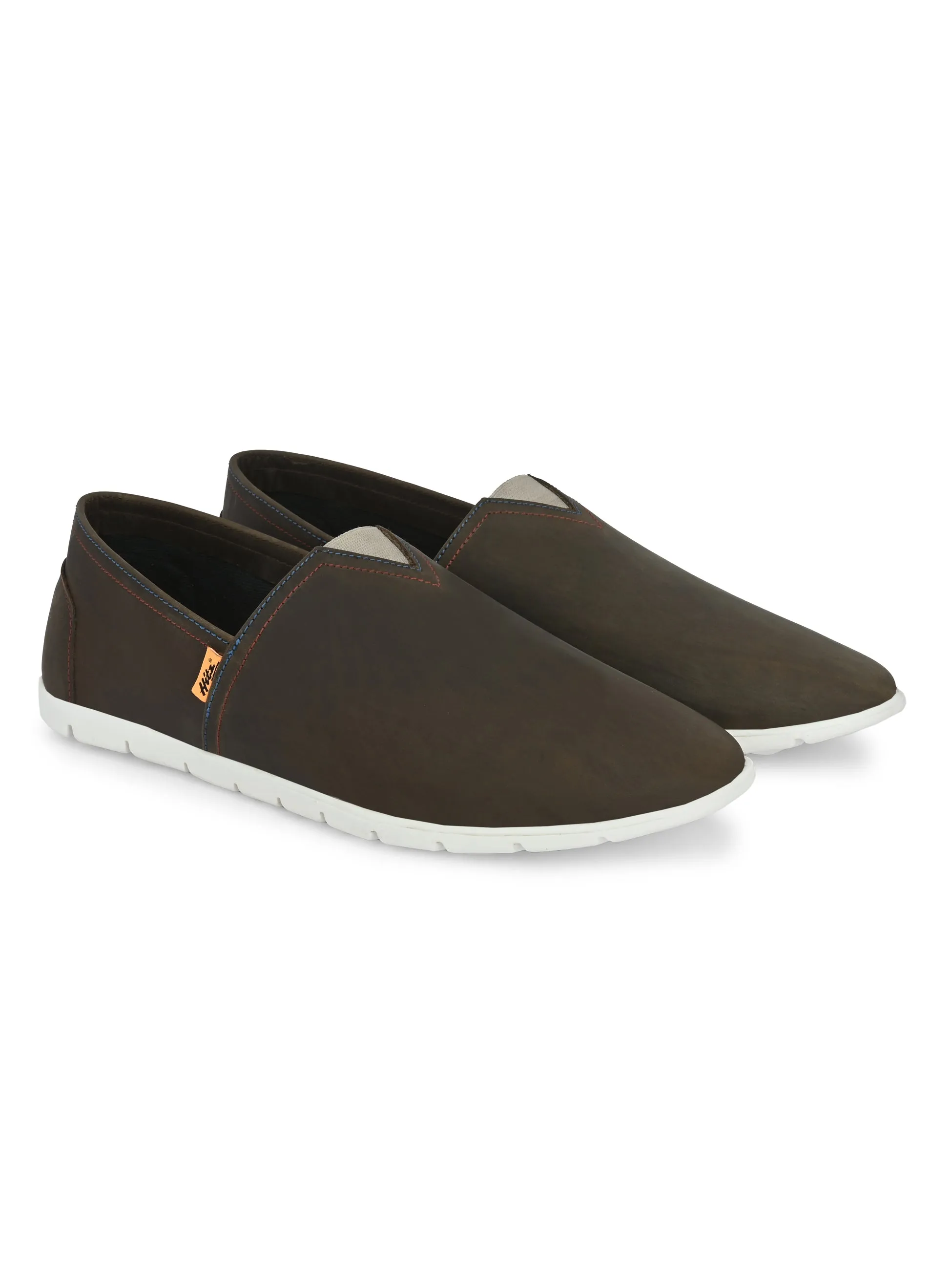 Chaussures décontractées à enfiler en cuir de coco pour hommes Hitz