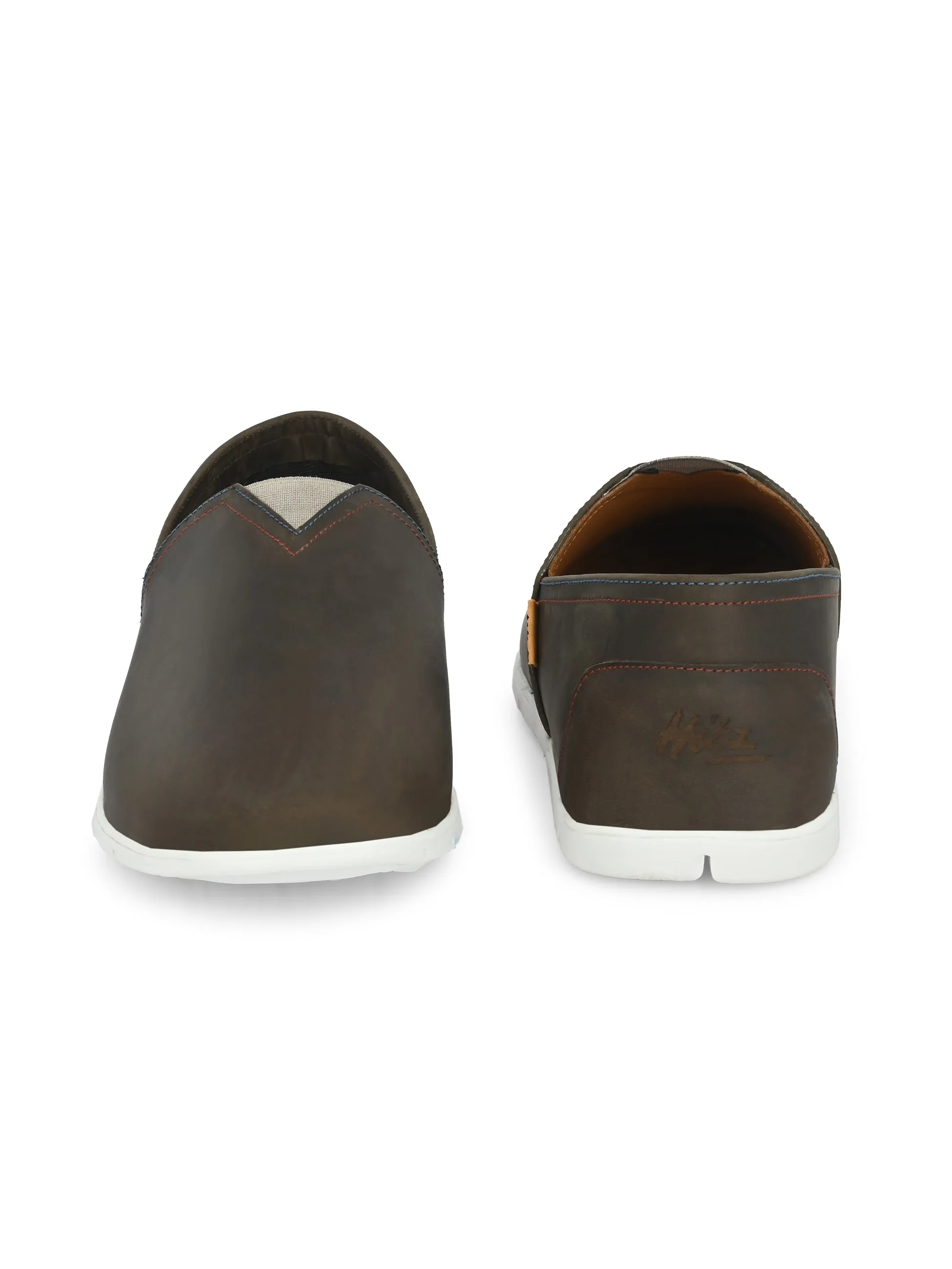 Chaussures décontractées à enfiler en cuir de coco pour hommes Hitz