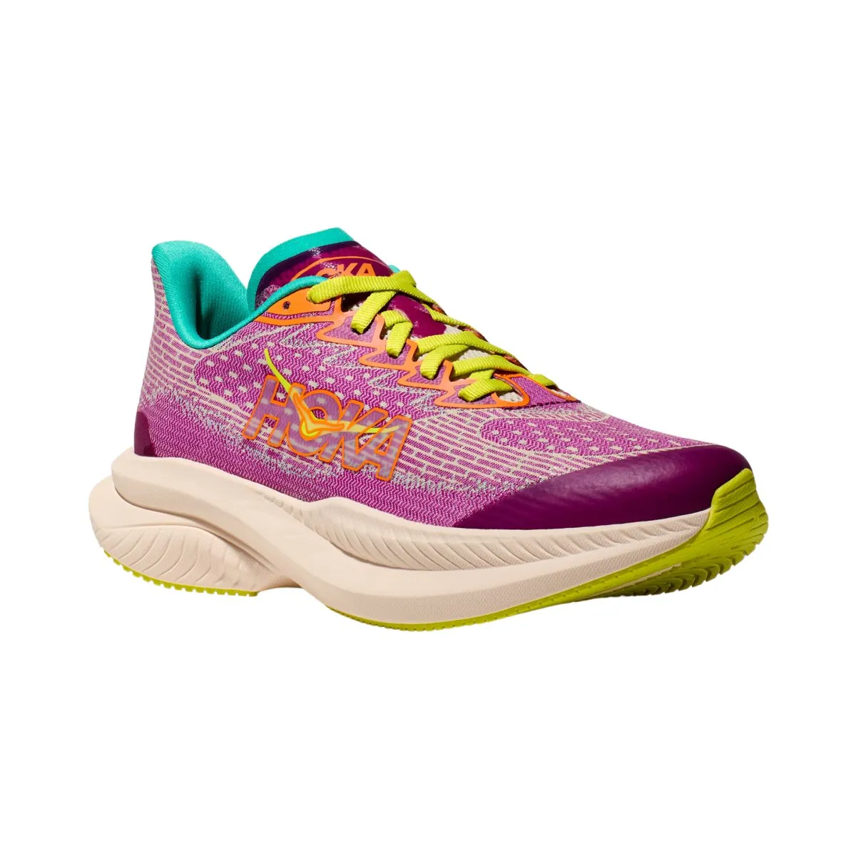 Hoka One One Enfant (École Primaire) Mach 6 Fuchsia