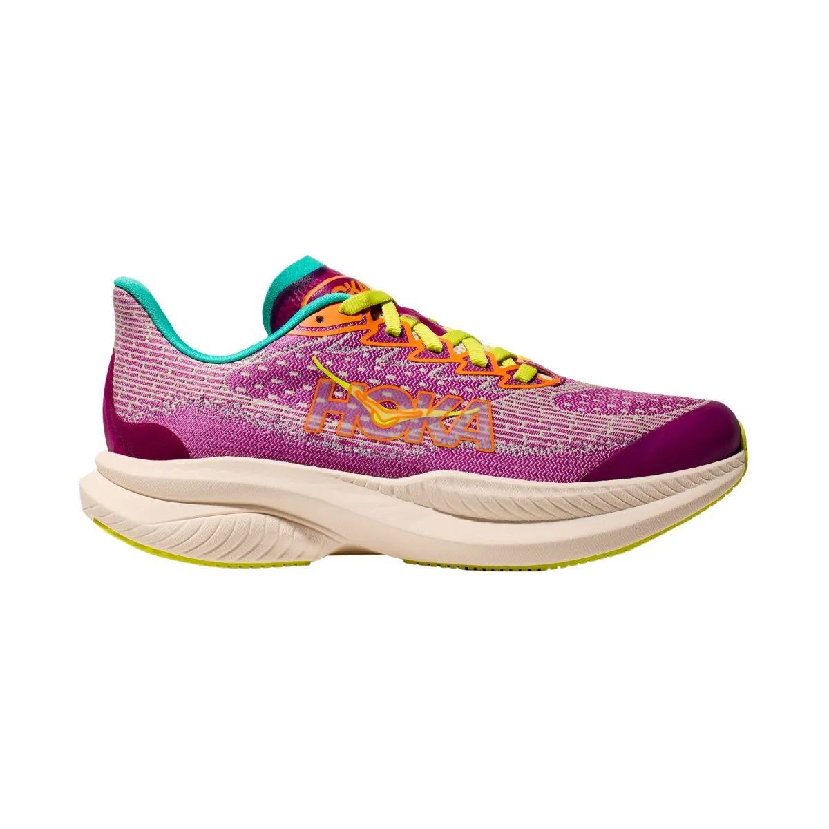 Hoka One One Enfant (École Primaire) Mach 6 Fuchsia