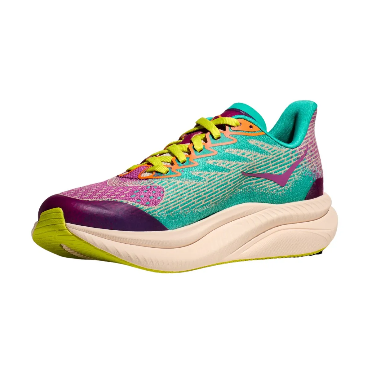 Hoka One One Enfant (École Primaire) Mach 6 Fuchsia
