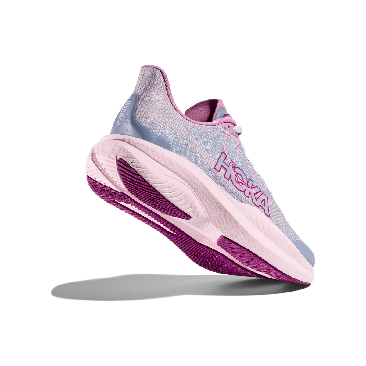 Hoka One One Enfant (École Primaire) Mach 6 Agate de Raisin/Lupin