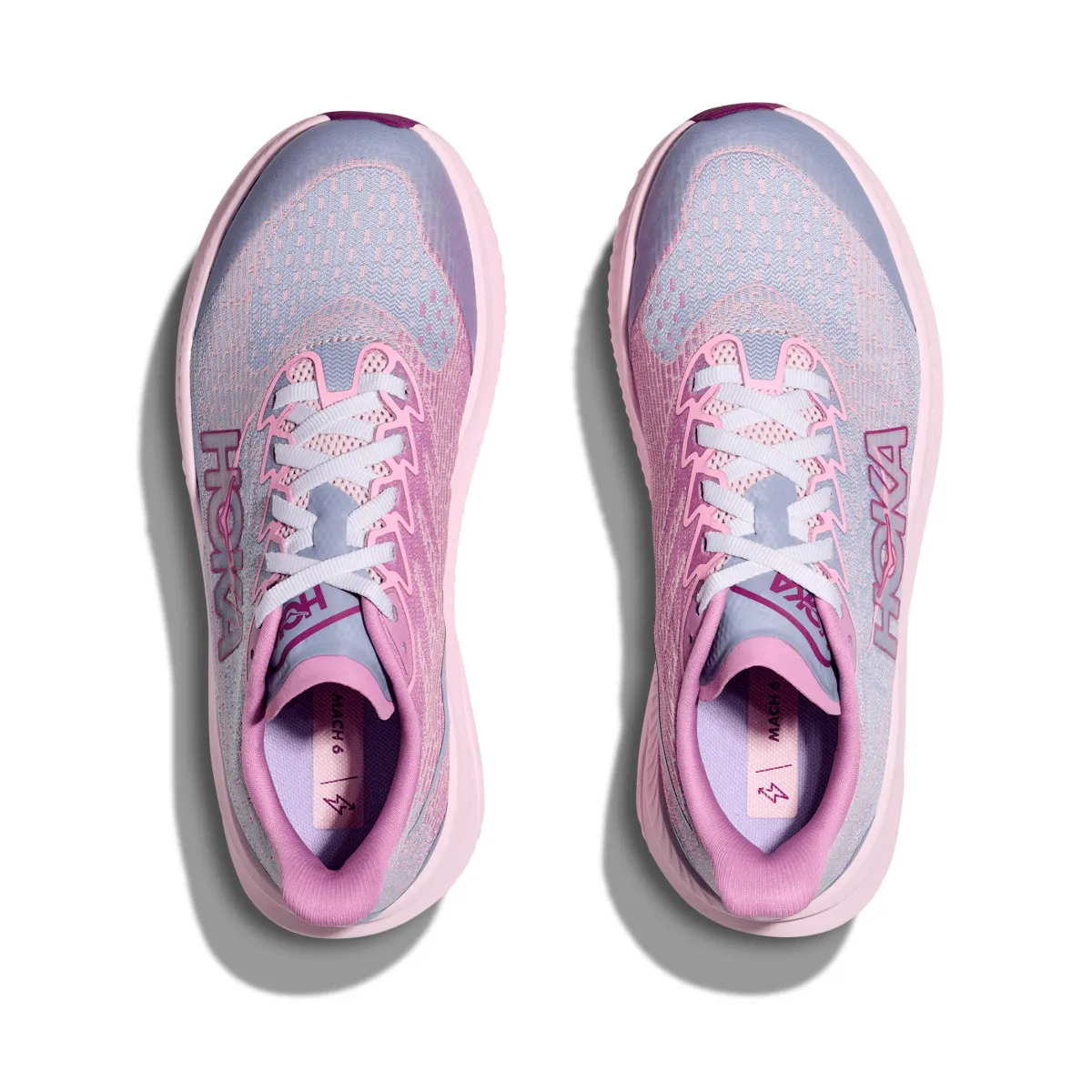 Hoka One One Enfant (École Primaire) Mach 6 Agate de Raisin/Lupin