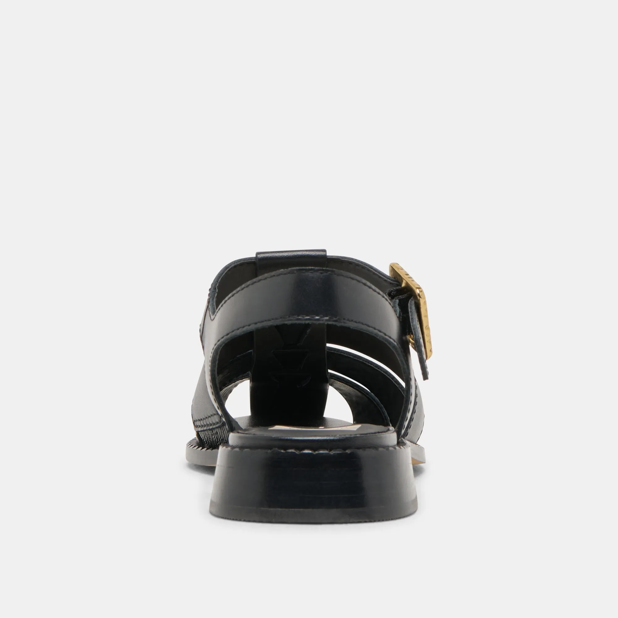 SANDALES HOLIS EN CUIR NOIR