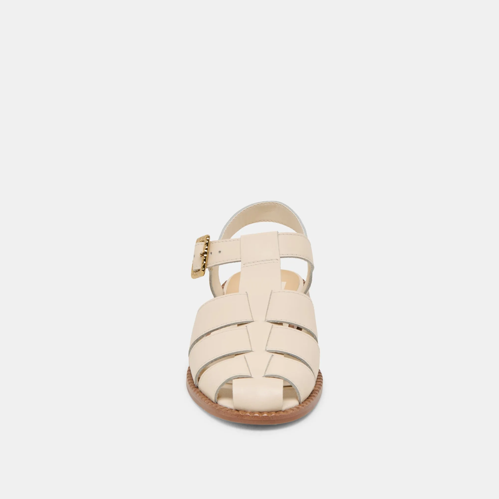 SANDALES HOLIS EN CUIR BONE
