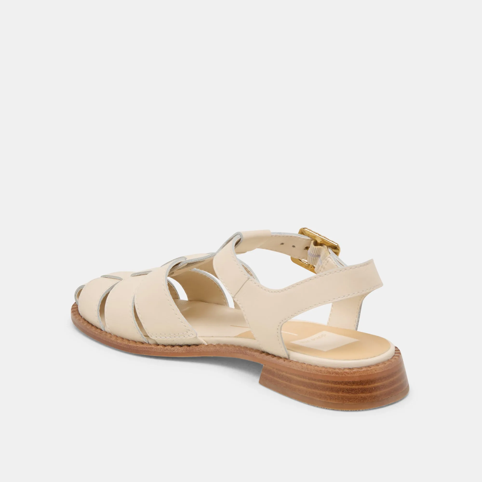 SANDALES HOLIS EN CUIR BONE
