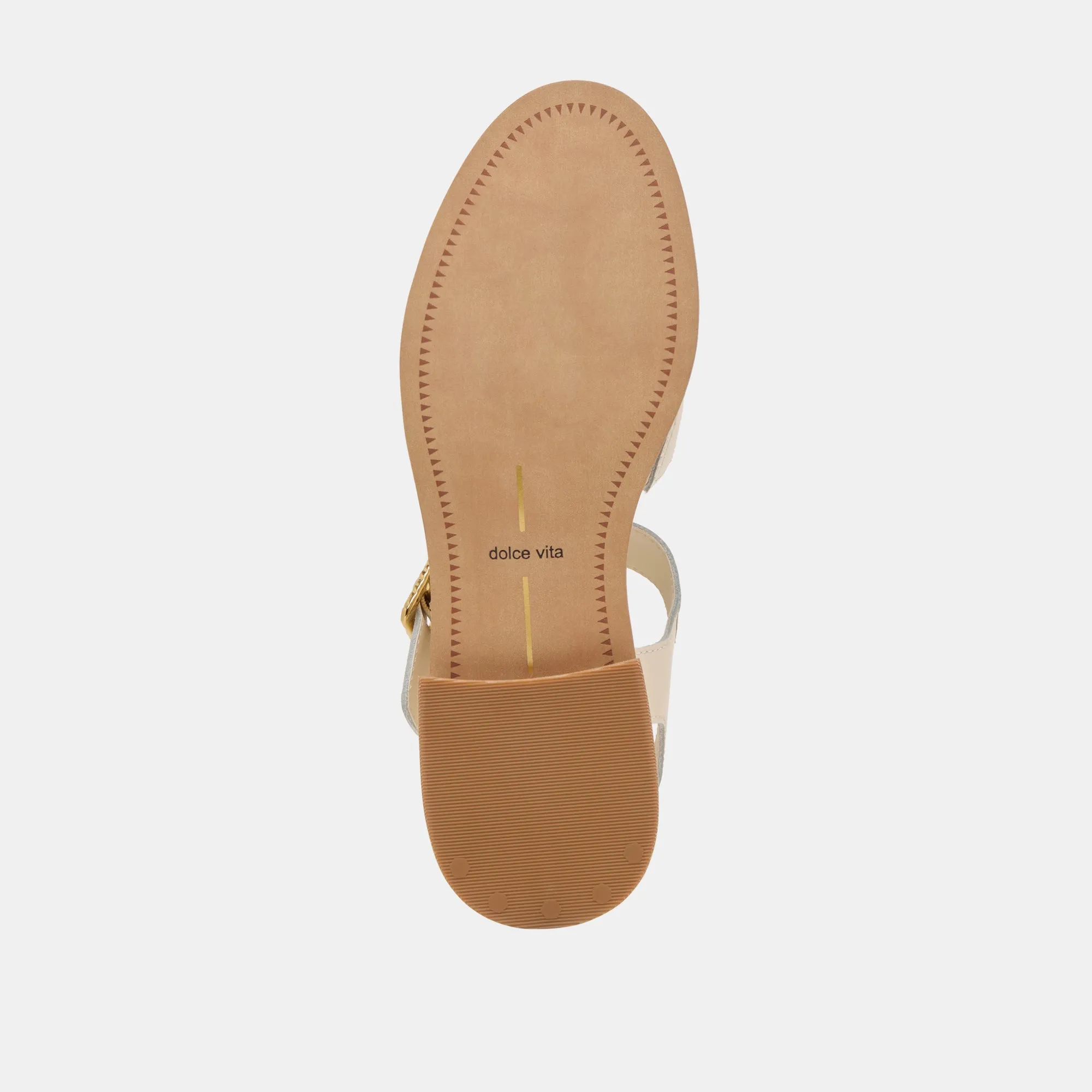 SANDALES HOLIS EN CUIR BONE