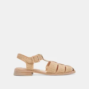 SANDALES HOLIS LT EN RAFFIA NATUREL