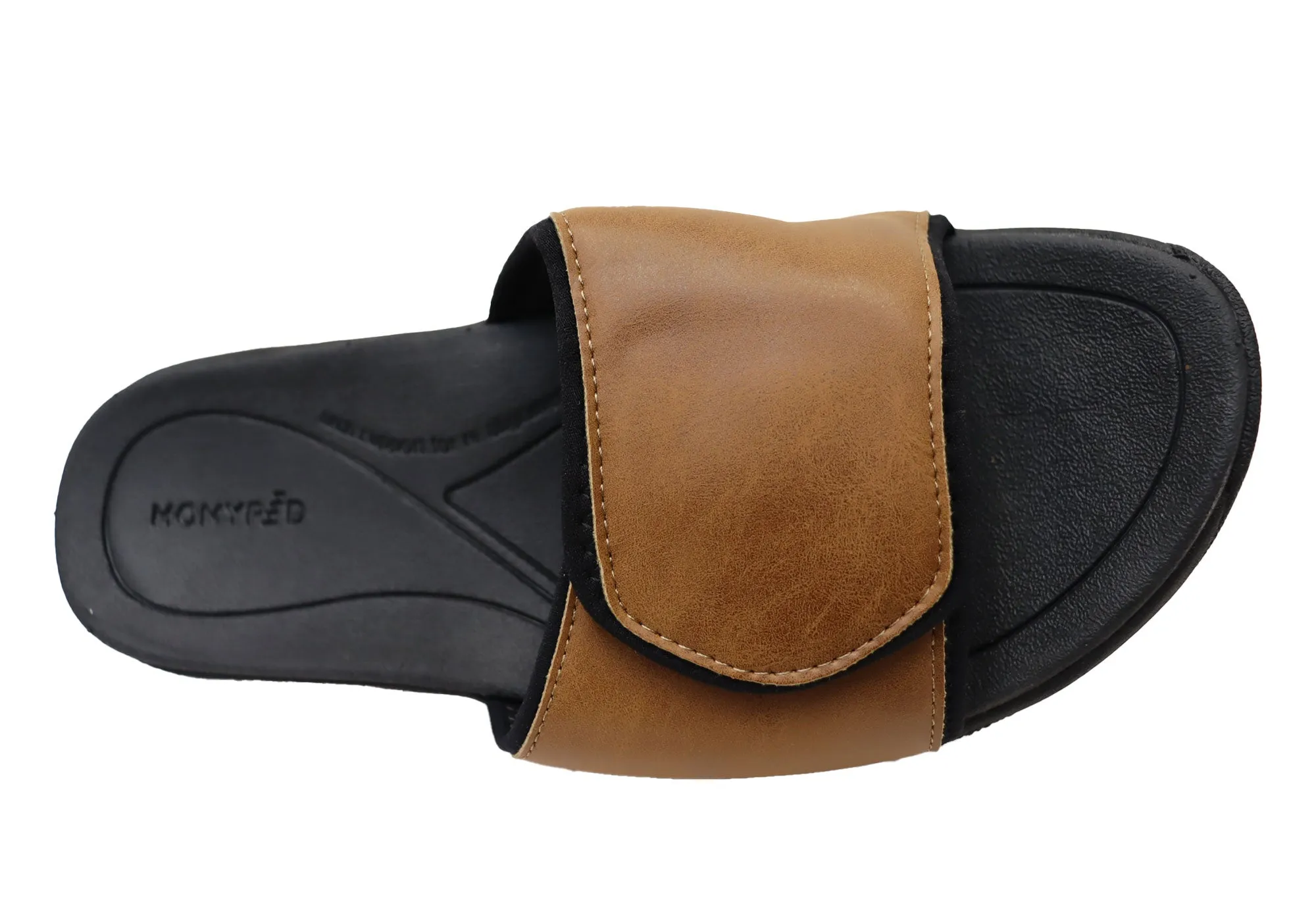 Homyped Ucray Slide Sandales Extra Larges et Confortables pour Hommes Chaussures Homyped