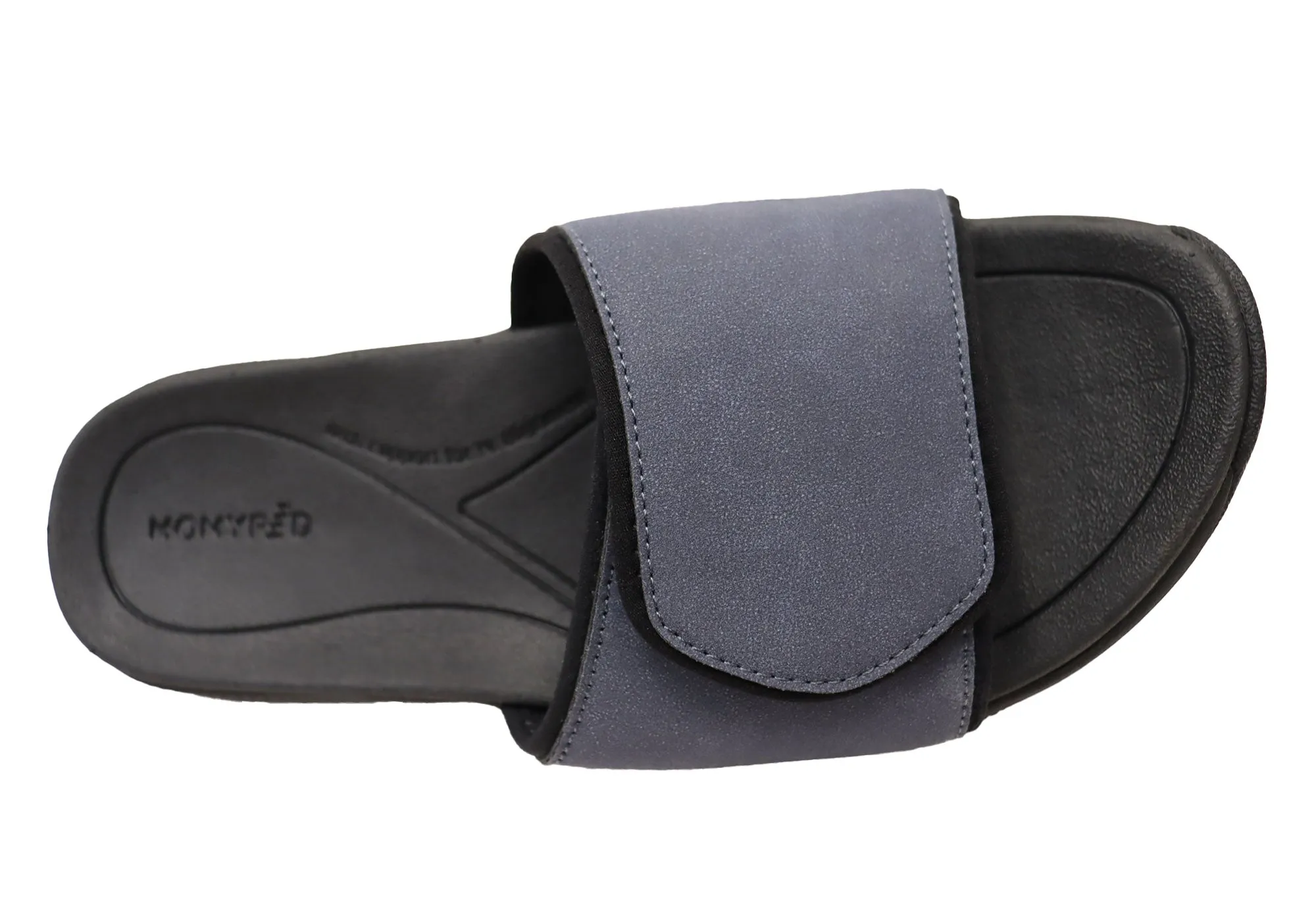 Homyped Ucray Slide Sandales Extra Larges et Confortables pour Hommes Chaussures Homyped