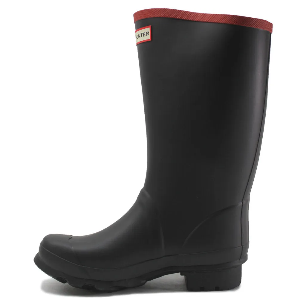 Bottes courtes en caoutchouc unisexes Hunter Argyll, genou court