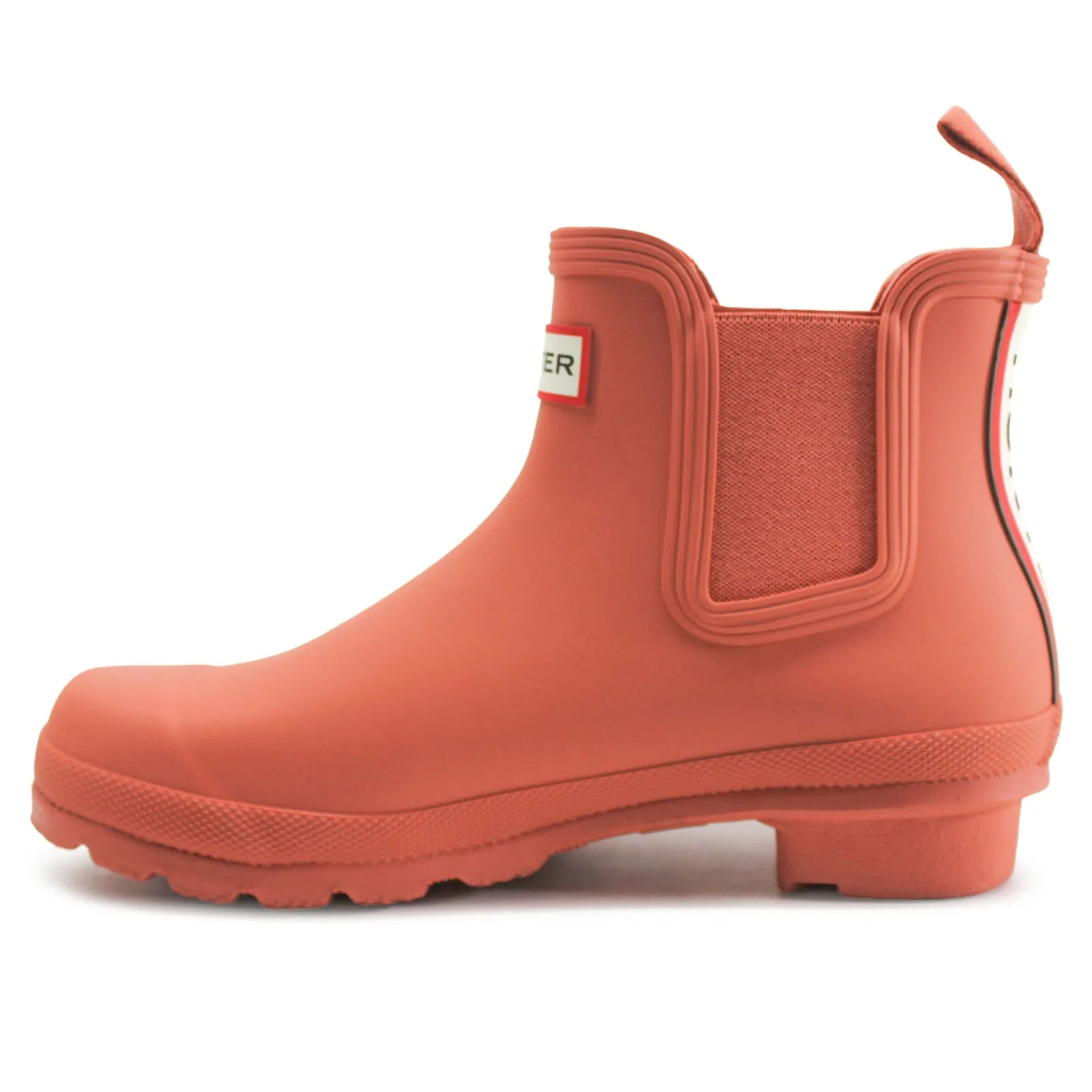 Bottes Chelsea Original Hunter à logo tricolore avec bride arrière en caoutchouc pour femme