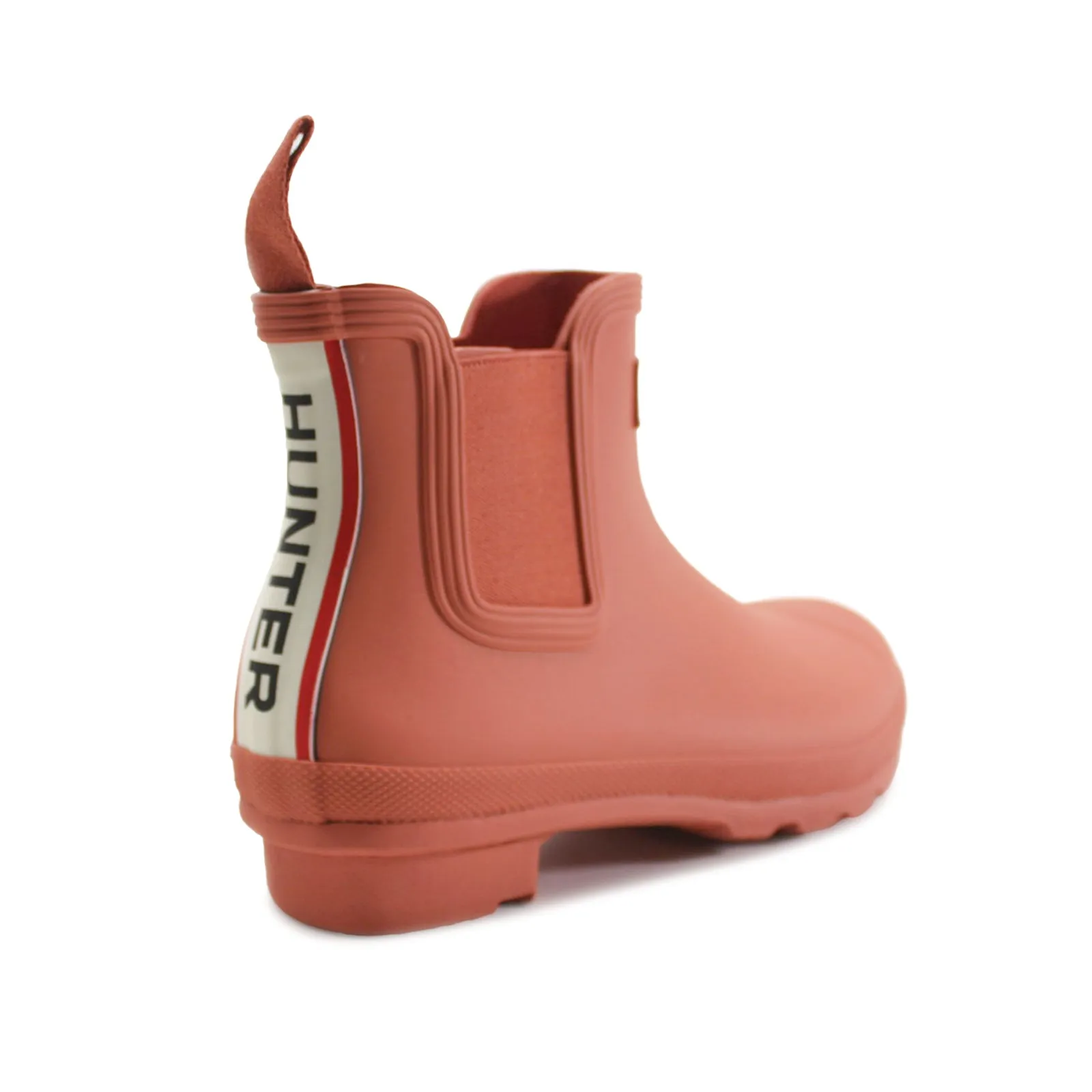 Bottes Chelsea Original Hunter à logo tricolore avec bride arrière en caoutchouc pour femme