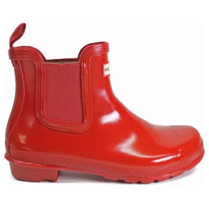 Bottes Chelsea pour femmes Hunter Original en caoutchouc brillant