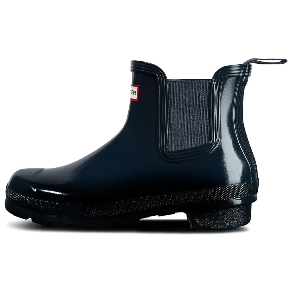 Bottes Chelsea pour femmes Hunter Original en caoutchouc brillant