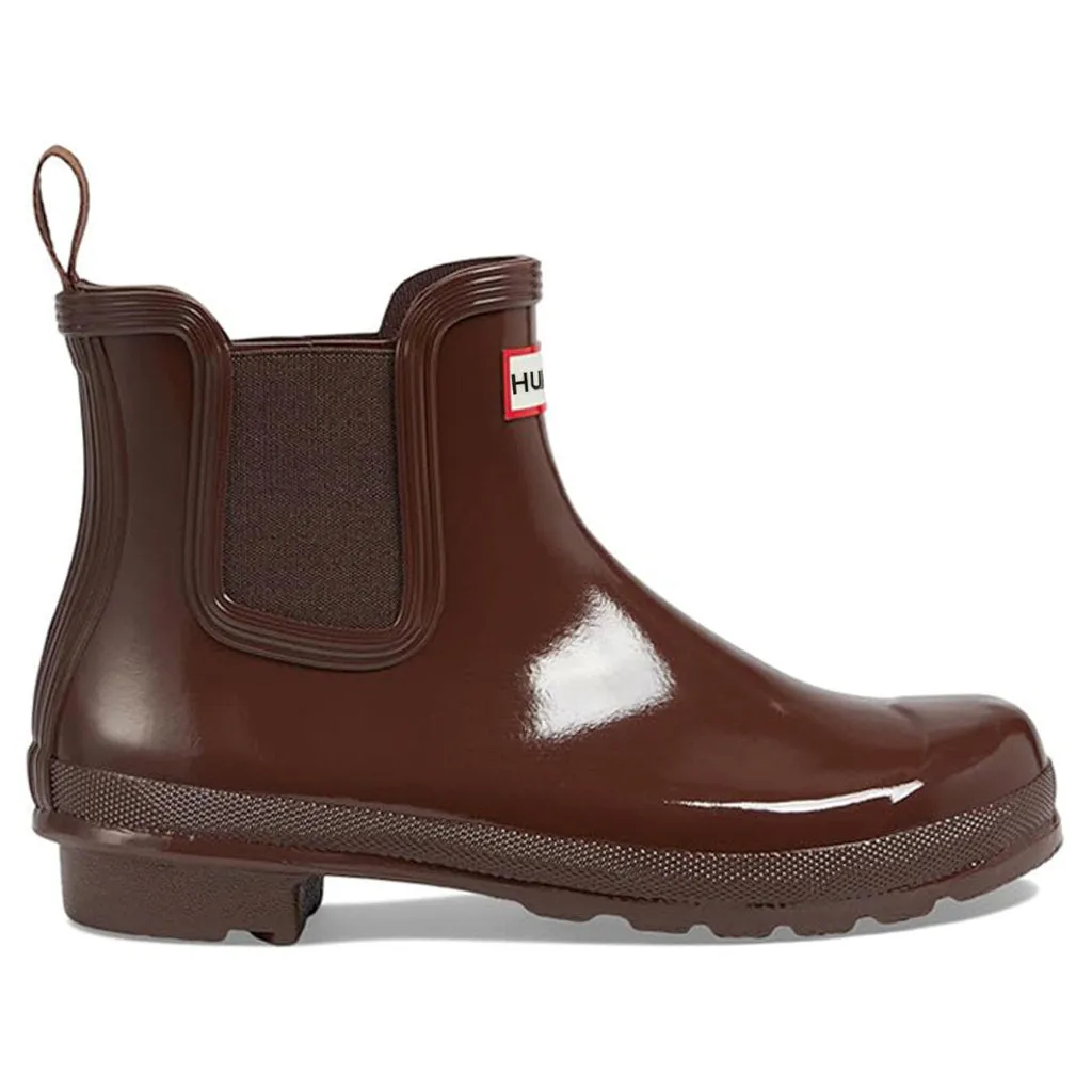 Bottes Chelsea pour femmes Hunter Original en caoutchouc brillant