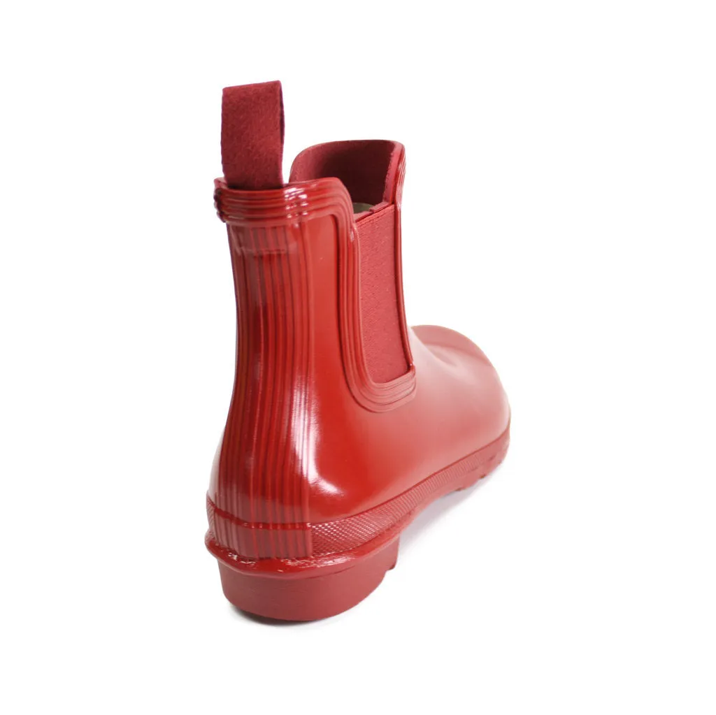 Bottes Chelsea pour femmes Hunter Original en caoutchouc brillant