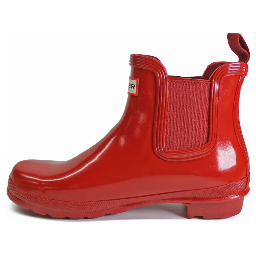 Bottes Chelsea pour femmes Hunter Original en caoutchouc brillant